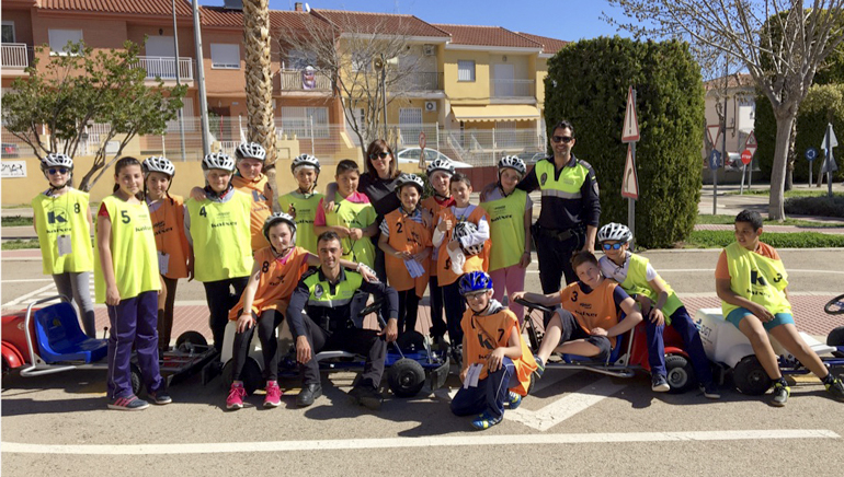 Alumnos del colegio Guadalentn visitaron el parque de Educacin Vial